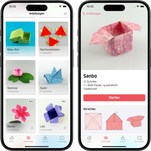 Seerose Origami App