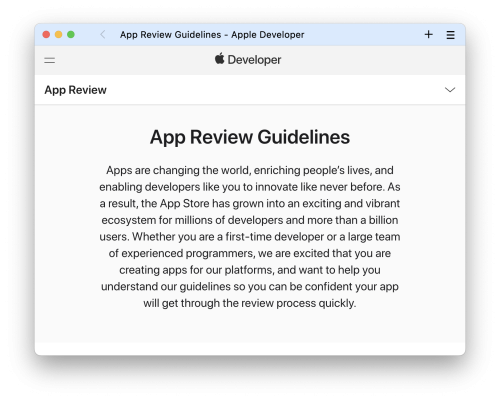 App Review Guidelines