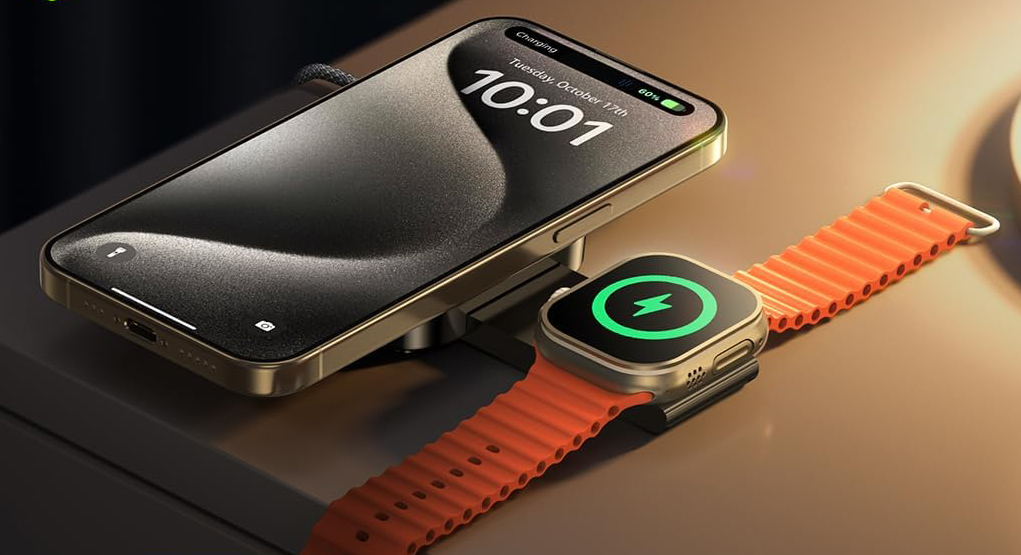 Für unterwegs: Kombi-Ladegerät für iPhone und Apple Watch nur 18 Euro