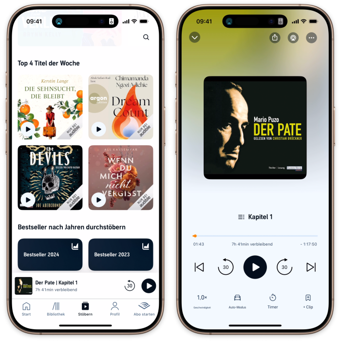 Audible Hoerbuecher