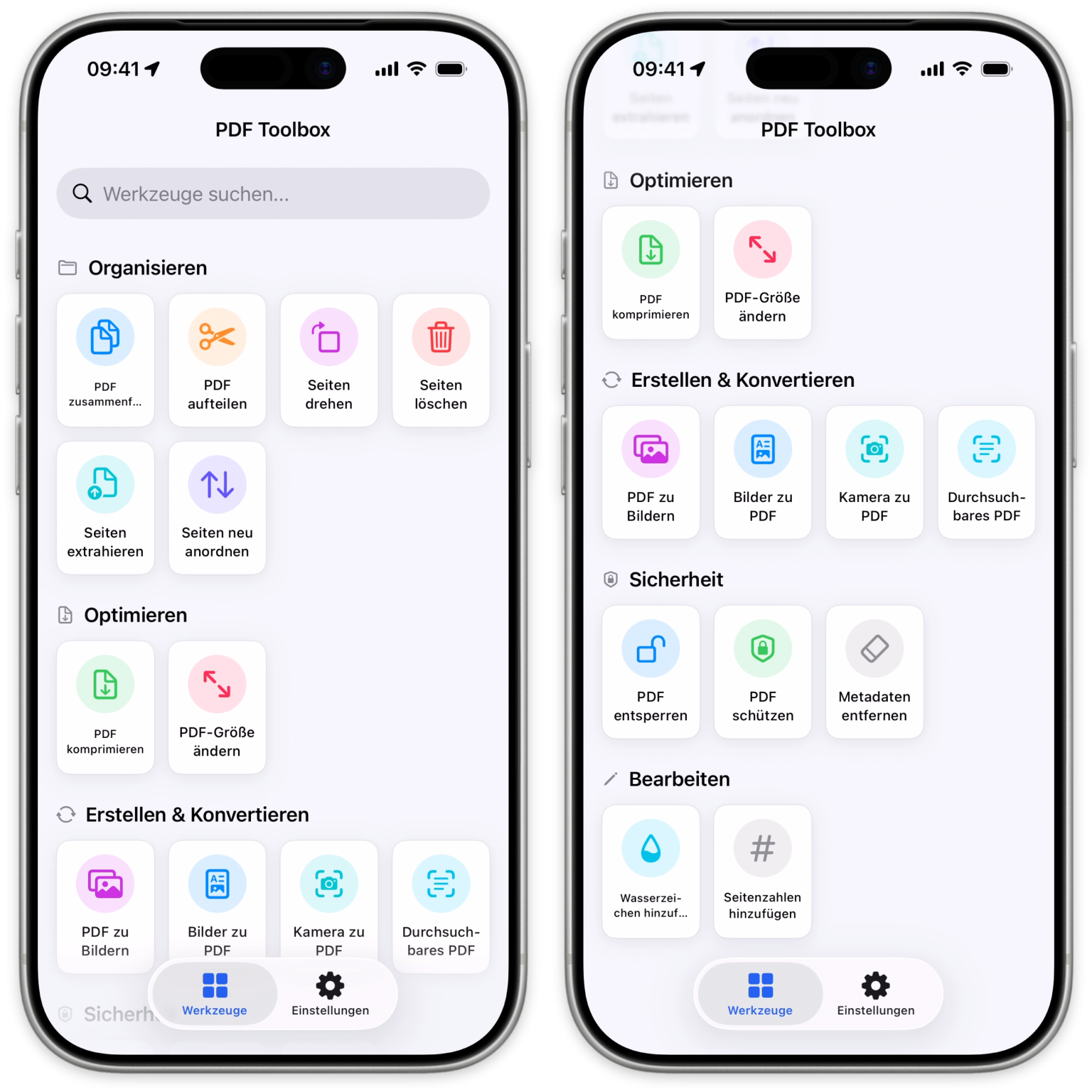 PDF Toolbox für iOS: Freie Offline-Werkzeuge zur PDF-Bearbeitung ...