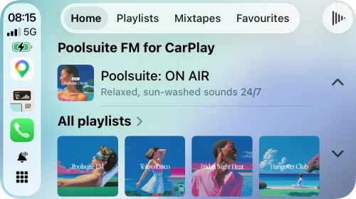 Poolsuite Carplay