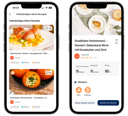 Cosori Fritteuse App 3