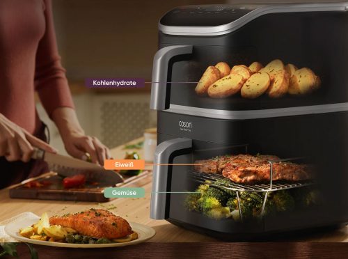 Cosori Turbo Tower Airfryer Schubladen