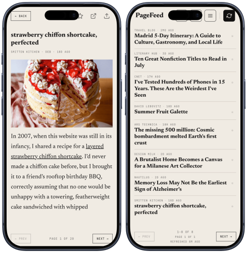 Pagefeed App 2500