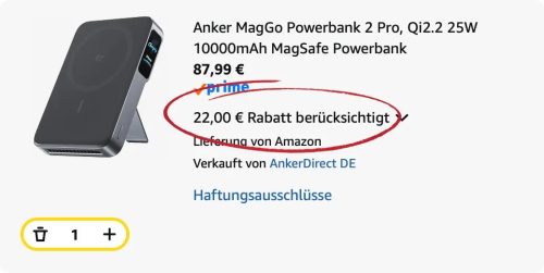 Powerbank Anker Maggo 2 2500