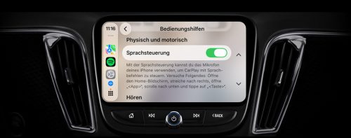 Sprachsteuerung Carplay Feature