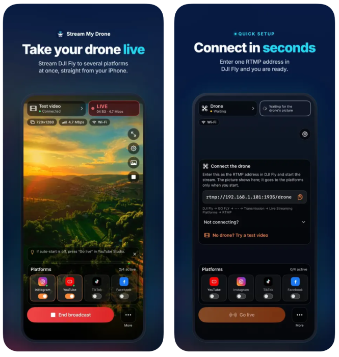Stream My Drone App Stream My Drone App
