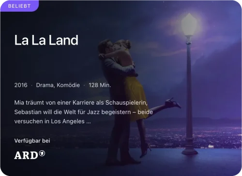 Auch La La Land wird von Kinogrid gefunden
