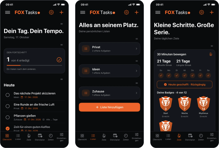 Fox Tasks Screenshots 1 Fox Tasks Screenshots 1