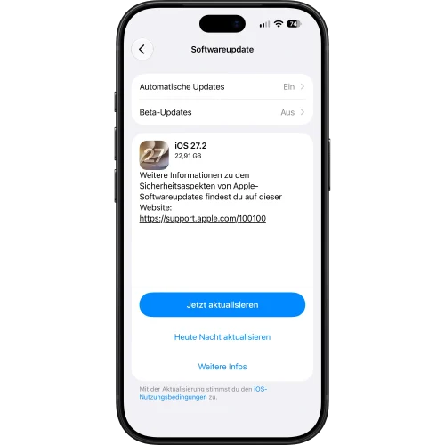 iOS 27.2 ist da iOS 27.2 ist da