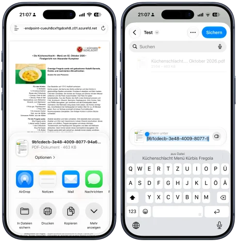 iOS 27 im Detail dateien automatisch umbenennen