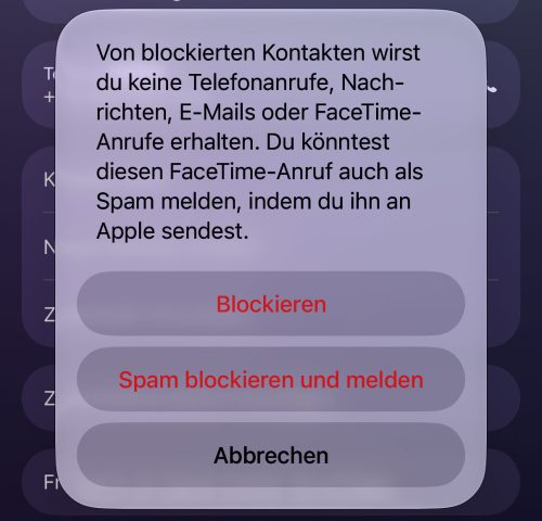 Spam Blockieren