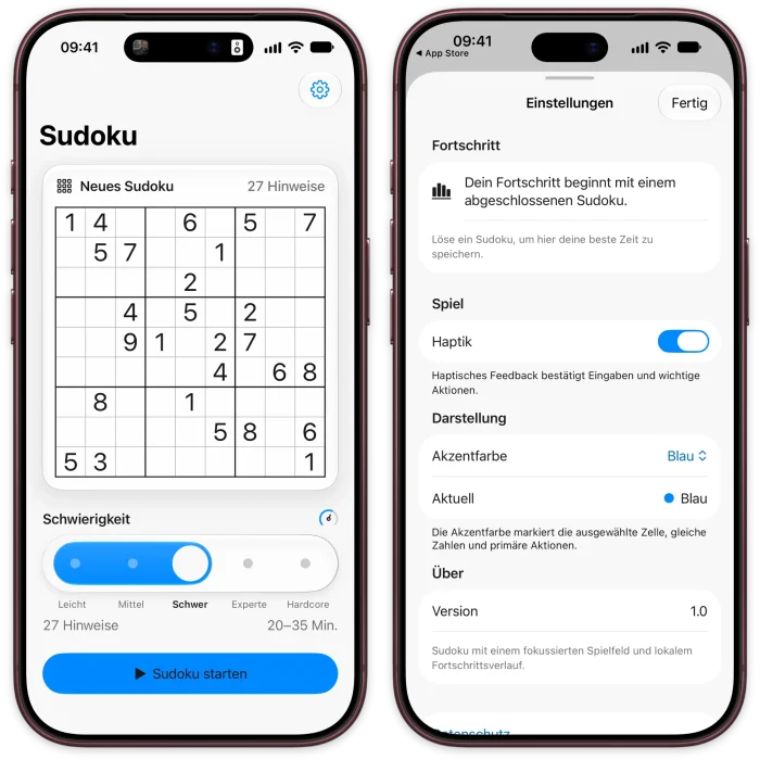 sudokuos app sudoku spiel