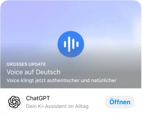 Zwei Stimmen Chatgpt Voice
